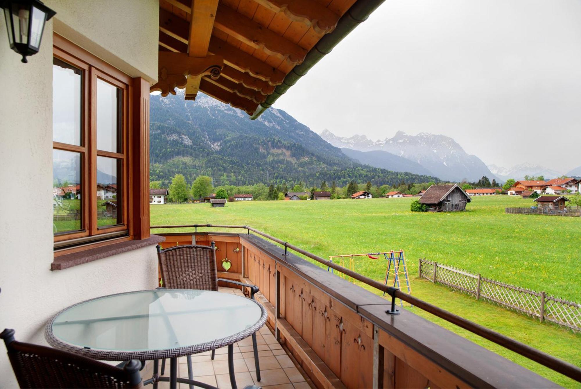 Landhaus Bergkulisse Wallgau Buitenkant foto