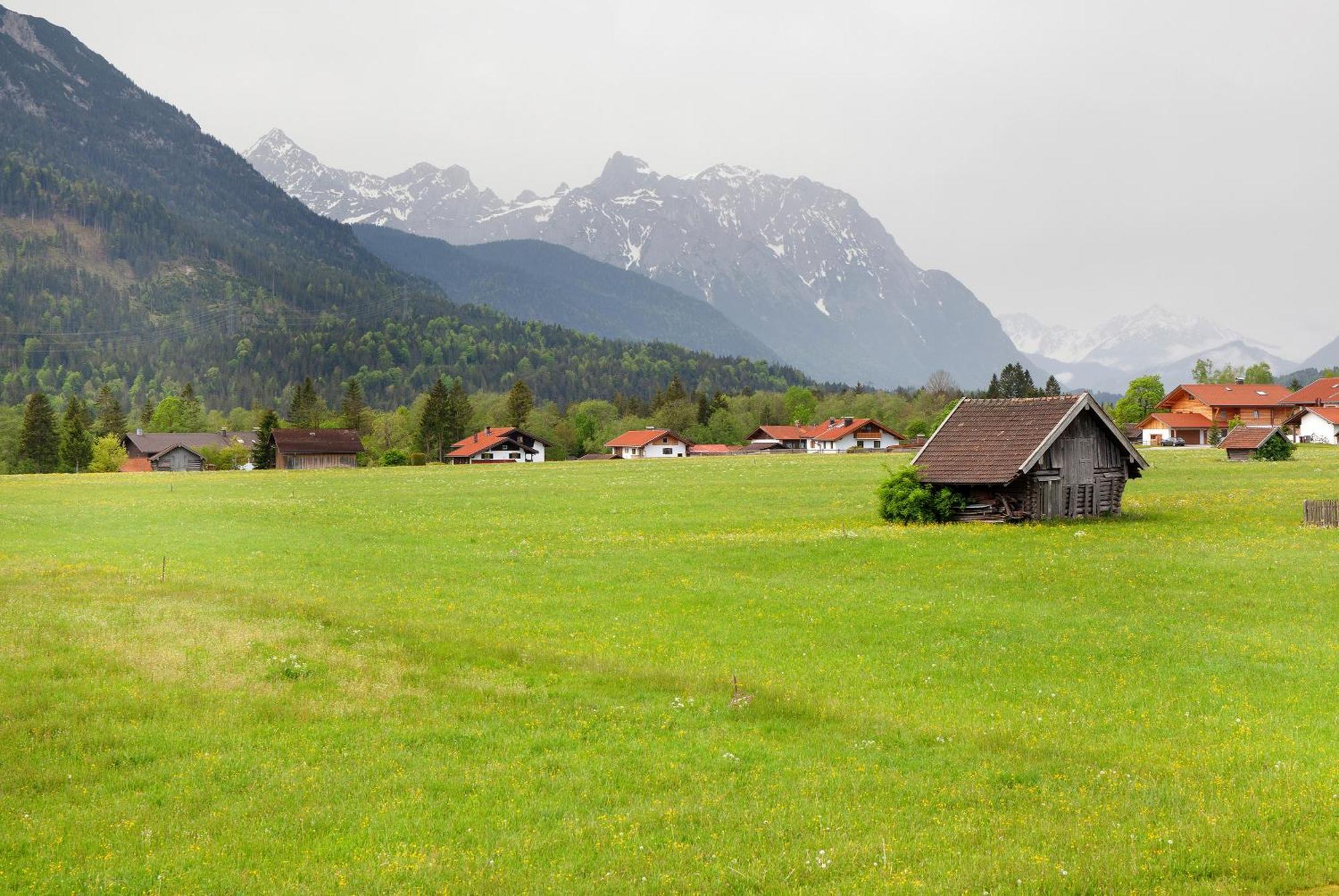 Landhaus Bergkulisse Wallgau Buitenkant foto