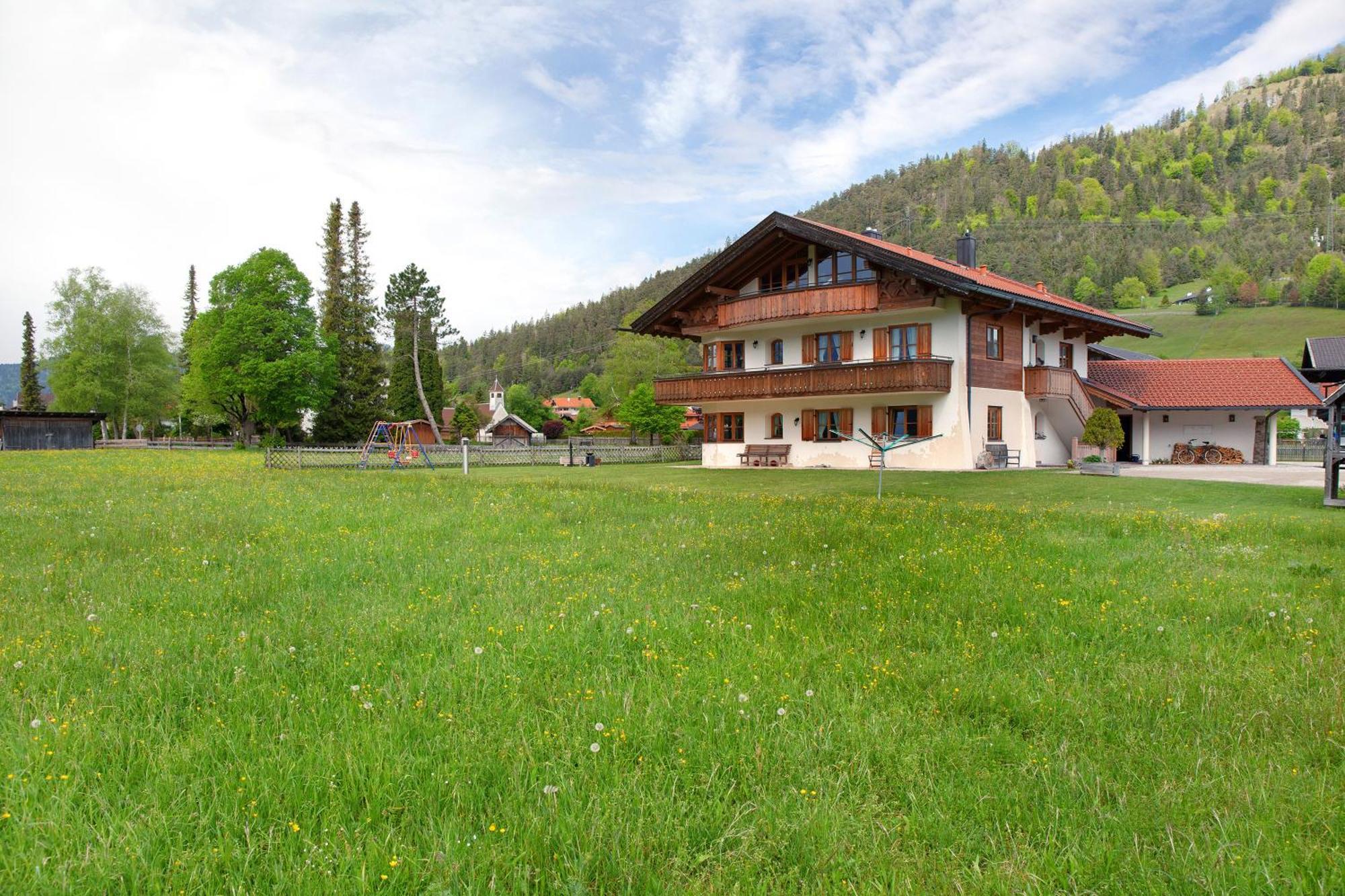 Landhaus Bergkulisse Wallgau Buitenkant foto